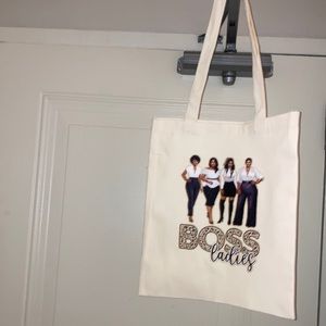 Custom made canvas tote bag